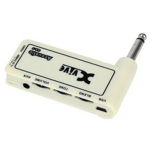 Pédale musicale pour guitare acoustique Vive GA 1 rechargeable blanche USB Blend Tone Volume Aux Jack 6,3 mm Mini Jack 3,5 mm Plastique Fabriqué en Italie - Product Image 1