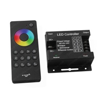 Interrupteur RF haute puissance LAMPOW DC12V-24V 18A, télécommande 30m, 3 canaux, variateur LED RGB 4-en-1 avec garantie de 3 ans pour les éclairages LED RGB