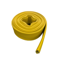 Chine Durable 3 couches jaune Layflat tuyau d'incendie bobine équipement de lutte contre l'incendie pour l'irrigation