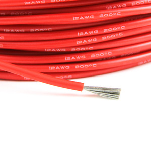 UL3512 <span class=keywords><strong>12</strong></span> Awg 680/0.08TS Aislamiento de silicona Cables eléctricos de cobre estañado trenzado Cables para equipos - Product Image 2