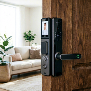Serrure Intelligente Visuelle Entièrement Automatique avec Interphone, Reconnaissance Faciale, Mot de Passe, Carte <span class=keywords><strong>Clé</strong></span>, Empreinte Digitale 3D et Application TUYA <span class=keywords><strong>WiFi</strong></span> – Vente en Gros - Product Image 3
