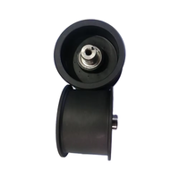 Poulie de tension (plastique) Saurer TFO Twister pour machine à tordre, métier à tisser et machines à tisser - Diamètre extérieur 100 mm/80 mm