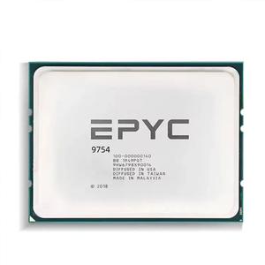ใหม่สำหรับซีพียู 9754 โปรเซสเซอร์ 128 คอร์ 256MB 2.25GHz 5NM SP5 DDR5 4800 MT/s Zen 4C สำหรับแอปพลิเคชันเซิร์ฟเวอร์ ซีพียูใหม่เอี่ยม EPYC 9754 900 - Product Image 1