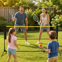 Raqueta TYPTI para niños, raqueta ligera de aleación de aluminio de 22 pulgadas para jóvenes principiantes, juego deportivo con raqueta