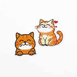 Custom Wholesale Cartoon Cute <b>Cat</b> Embroidery Cloth Sticker Patches Diy Iron on Logo Heat Embroidery Patches <b>for</b> <b>Clothes</b> - Product Image 5