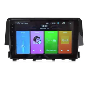 Voor Honda Civic 10 Fc Fk Meest Populaire Audio Gps Navigatie Android Touch Screen Auto Dvd-speler Radio Video