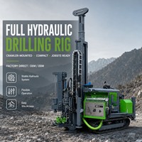 Plataforma de Perforación de Diamante Totalmente Hidráulica Montada sobre Orugas, Máquina Perforadora para Minería, 1000 m de Profundidad, para Exploración Mineral