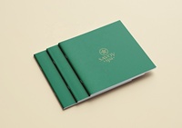 Cahier de broche personnalisé, avec contours de couleur, collection, vente en gros