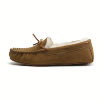 Chaussures mocassins chaudes pour femmes, style coréen, automne/hiver, doublure en fausse fourrure, design nœud papillon, semelle antidérapante TPR/EVA, personnalisables, vente en gros OEM/ODM