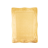 Vente chaude Argent Feuille D'or Qualité Haute Qualité Prix Plaque Décor Blanc Feuilles D'or OEM ODM Personnalisé Plaque Feuille En Stock