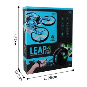 2 en 1 RC Motocicleta Deformable para Tierra y Aire, Quadcopter, Versión con Control Remoto de Reloj, Mini Dron, Juguete de Radiocontrol - Product Image 6