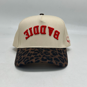 Bán Buôn Chất Lượng Cao <span class=keywords><strong>5</strong></span> Bảng Điều Chỉnh 100% Cotton Trống Leopard In Cong Mũ Thêu Mũ Bóng Chày Biểu Tượng Tùy Chỉnh - Product Image 3