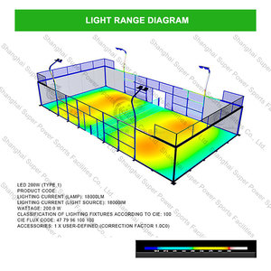 Pista de Pádel de Nivel Profesional Lista para Enviar, Disponible en Stock, Pista de Pádel Panorámica Completa - Product Image 2