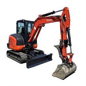 รถขุดขนาดเล็ก Kubota KX040-4 แบบลากจูง เครื่องยนต์ดีเซล หมุนหางได้ 0 องศา ระบบไฮดรอลิก เหมาะสำหรับงานก่อสร้างในฟาร์ม - Product Image 1