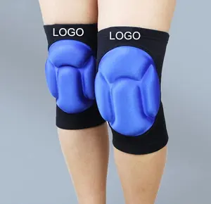 Protective Volleyball Knee Pads Thick Sponge Anti-Collision Kneepads Protector Non-slip Wrestling Dance Knee Pads