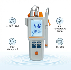 Testeur d'eau numérique 5 en 1 TDS, testeur de qualité de l'eau tout-en-un, testeur de dureté de l'eau économique pour l'aquaculture - Product Image 4