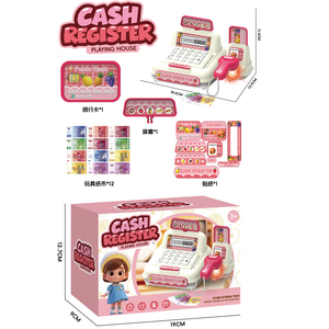 Jeu <span class=keywords><strong>de</strong></span> simulation <span class=keywords><strong>de</strong></span> caisse enregistreuse miniature en plastique pour enfants, ensemble <span class=keywords><strong>de</strong></span> courses <span class=keywords><strong>de</strong></span> <span class=keywords><strong>légumes</strong></span> et <span class=keywords><strong>de</strong></span> fruits, <span class=keywords><strong>jouet</strong></span> éducatif pour filles et garçons en bas âge - Product Image 2