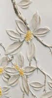 Papier peint mural personnalisé en 3D avec impression en relief, papier peint mural pour la décoration de la maison, peinture murale florale d'oiseaux, papier peint mural