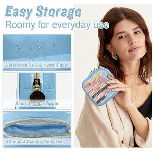 Candy Color Translucent Mini PVC Cosmetic Bag Waterproof Small Object Storage <b>Cute</b> Coin <b>Purse</b> Novelty Gifts - Product Image 2