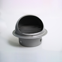 Capot de cheminée en acier inoxydable 304 avec capot de pluie pour conduit d'aération extérieur, antirouille