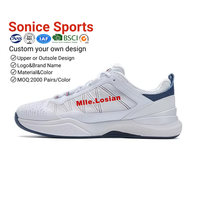 Chaussures de padel pour hommes, ajustement personnalisé, utilisation été et hiver, semelle intermédiaire EVA et empeigne en PU