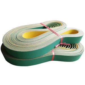 Carding machine flat belt 1440*10 Nylon base belt, high-speed flat belt, green and blue textile dragon belt conveyor belt