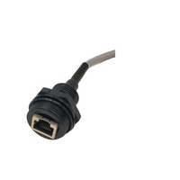 Coupleur d'alimentation femelle/femelle, montage sur panneau industriel blindé RJ45, étanches IP67, pour alimentation électrique des enfants