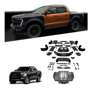 Hot Sale Modified Off-Road Upgrades Engine Fender Hood Headlamp Bodykit For Ford Ranger T6 T7 T8 2012-2021 To 2022 F150 Ratpor