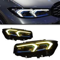 Conjunto de Faros Delanteros LED Golden Angel Eyes XUNBAI 12V para Serie 3 G20/G28 2019-2024, DRL, Señal de Giro, Plug and Play