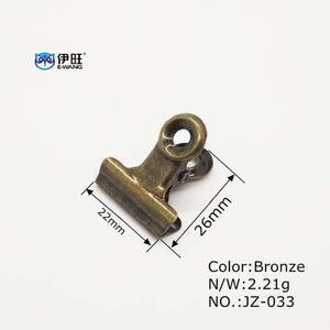 EWANG Office Bulldog Clip <b>Hinge</b> Paper Clips Spring Binder Clip for Crafts - Product Image 3