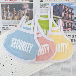 Pet Security Vest Macaron Color Cotton <b>Cat</b> Dog Summer Clothes Cute Letter Design Thin Tank <b>Top</b> - Product Image 1