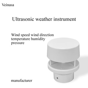מד רוח דיגיטלי אולטראסוני 5 ב-1 בגודל קטן RS485 Modbus, 5 פרמטרים מטאורולוגיים, חומר ABS, רזולוציה של 0.1 מטר/שנייה - Product Image 2