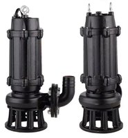 Pompe submersible électrique pour eaux usées WQ (D) en alliage d'aluminium, de haute qualité, anti-colmatage, compatible IoT, pour applications souterraines