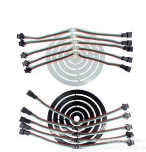 DC 5V ws2812b sk6812 RGB pixel <span class=keywords><strong>Led</strong></span> vòng tròn Vòng địa chỉ ip30 thông minh dải đèn 5050 RGB địa chỉ <span class=keywords><strong>LED</strong></span> Strip - Product Image 4