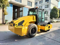 Rouleau de route vibratoire de petit compacteur simple de tambour de 12 tonnes SR12-C6 avec des pièces de rechange