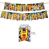 Dragon Ball Fournitures de fête d'anniversaire Décoration de ballons en aluminium Toile de fond Cake Topper Banner Decoration Kid Baby Gifts