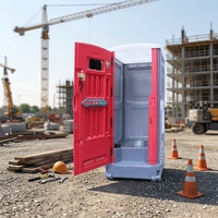 Toilettes mobiles modulaires publiques, remorque de toilettes portables de luxe