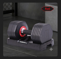 Ensemble d'haltères réglables en acier pour la remise en forme à domicile, pour hommes et femmes, haltères légers de 2 kg à 12 kg