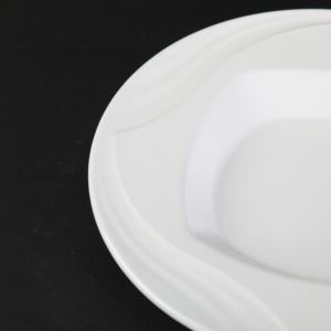 Thiết kế mới <span class=keywords><strong>melamine</strong></span> rộng vành Pasta tấm salad súp sâu mì Bát món ăn cho khách sạn nhà hàng - Product Image 4