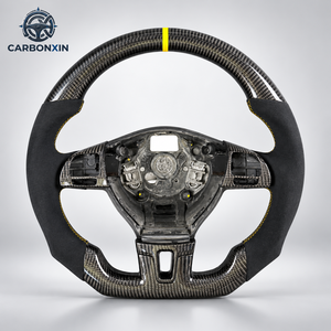 Volantes de Cuero para Automóviles Volkswagen MK6 Golf 6 Jetta Tiguan Passat para VW CC Audi Bora POLO 2008 2015 - Product Image 1