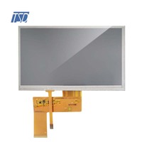 TSD 7 ''7 pouces 800x480 résolution Interface rvb 12H TN TFT écran LCD avec écran tactile résistif RTP