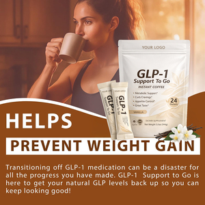 Soutien Naturel GLP-1 : Poudre de Café Instantané Go, Soutien Métabolique, Contrôle de l'Appétit, Saveur <span class=keywords><strong>Vanille</strong></span>, Sans Produits Laitiers, Faible Teneur en Sucre, GMP, Pour Adultes - Product Image 5