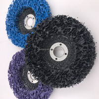 Disque abrasif en polypropylène de 115 mm/125 mm pour meuleuse d'angle, disque de décapage de la rouille et de la peinture pour le nettoyage du métal et du bois