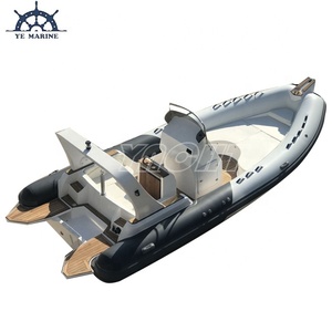 22ft costilla 680 Orca Hypalon rígido de fibra de vidrio barco inflable de casco para la venta - Product Image 3
