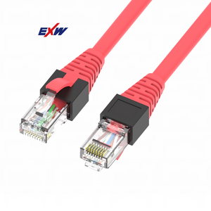 Exw tùy chỉnh chiều dài 0.25-100M RJ45 Mạng Cáp CAT5E/Cat6/cat6A/CAT7/cat8 UTP FTP SFTP CAT 6 RJ45 <span class=keywords><strong>Ethernet</strong></span> vá cáp - Product Image 1