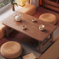 Table pliante en bois au design minimaliste moderne, mobilier de maison pour balcon, fenêtre en baie, tatami, table basse, bureau ou utilisation au lit