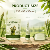 Sachet d'emballage OEM pour poudre de Matcha, refermable avec fermeture éclair, pochette autoportante en aluminium et PE laminé de qualité alimentaire, personnalisable pour thé