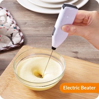 XUANHUI Handheld lichtgewicht elektrische eierklopper Roestvrijstalen mixer Moderne minimalistische koffiemelk thee vruchtensap keuken