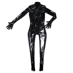 Body <span class=keywords><strong>de</strong></span> <span class=keywords><strong>látex</strong></span> y spandex <span class=keywords><strong>de</strong></span> cuello alto con entrepierna triangular <span class=keywords><strong>de</strong></span> moda para mujer, <span class=keywords><strong>traje</strong></span> <span class=keywords><strong>de</strong></span> <span class=keywords><strong>cuerpo</strong></span> entero para adultos, ideal para pasarela y escenario. - Product Image 3
