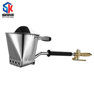 Pistolets à mortier <span class=keywords><strong>pour</strong></span> murs et toits avec pulvérisateur à seau, plâtre, béton, 4 buses avec couvercle - Product Image 1